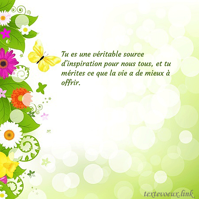 Cartes de vœux avec des fleurs et des papillons colorés