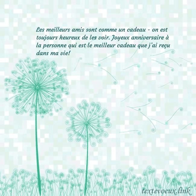 Carte de vœux avec laiteron