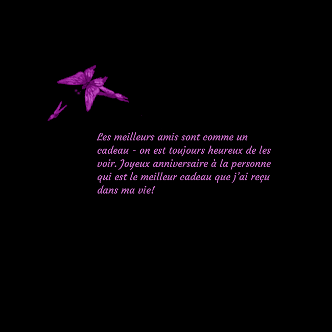 Carte de voeux avec des papillons