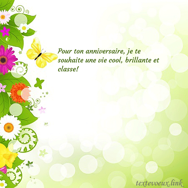 Cartes de vœux avec des fleurs et des papillons colorés