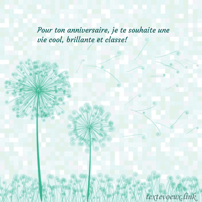 Carte de vœux avec laiteron