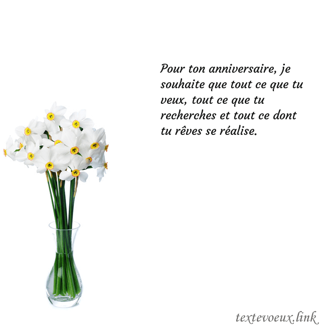 Carte de vœux avec des jonquilles