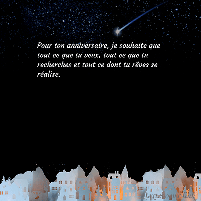 Carte postale avec une comète