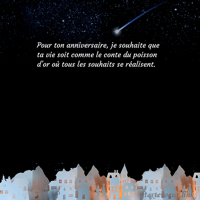 Carte postale avec une comète