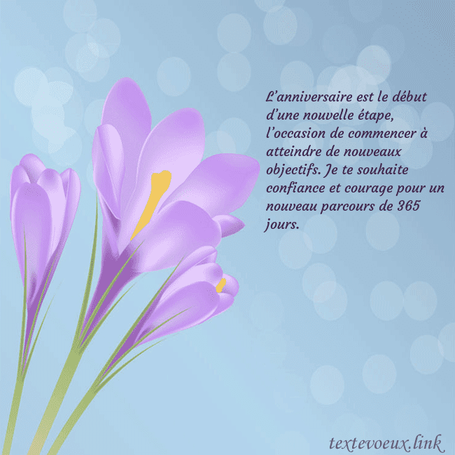 Cartes de vœux avec crocus