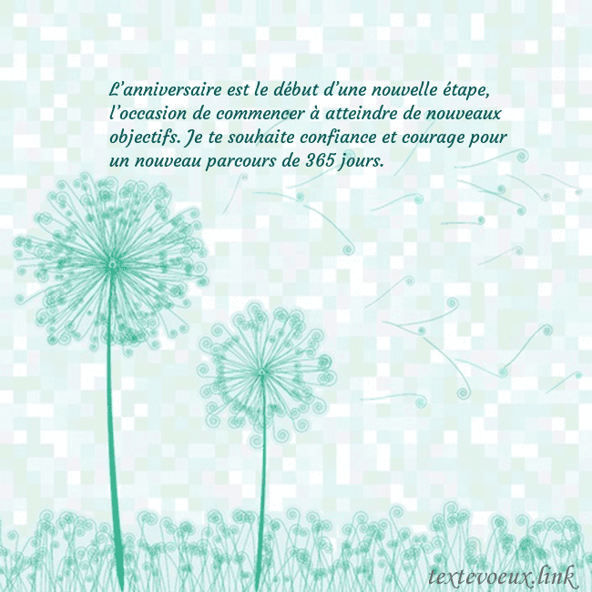 Carte de vœux avec laiteron