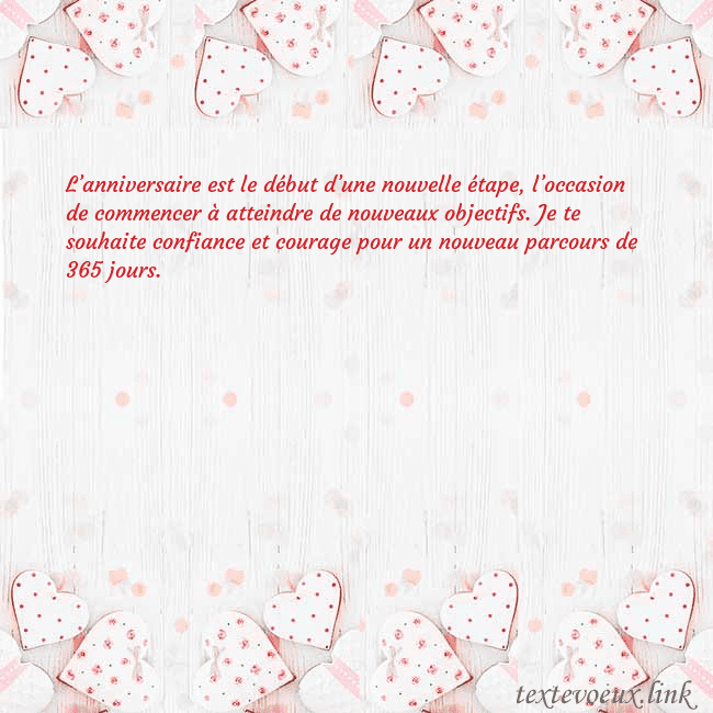 Carte de vœux avec coeurs blancs