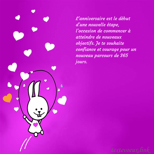 Carte de voeux avec un drôle de lapin