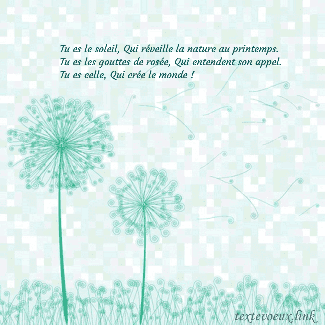 Carte de vœux avec laiteron