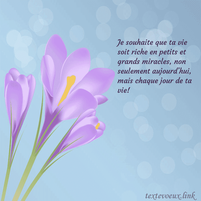 Cartes de vœux avec crocus