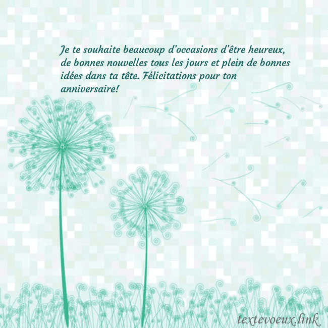 Carte de vœux avec laiteron