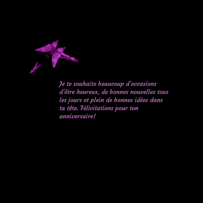 Carte de voeux avec des papillons