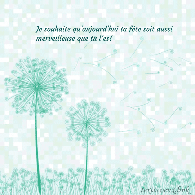 Carte de vœux avec laiteron