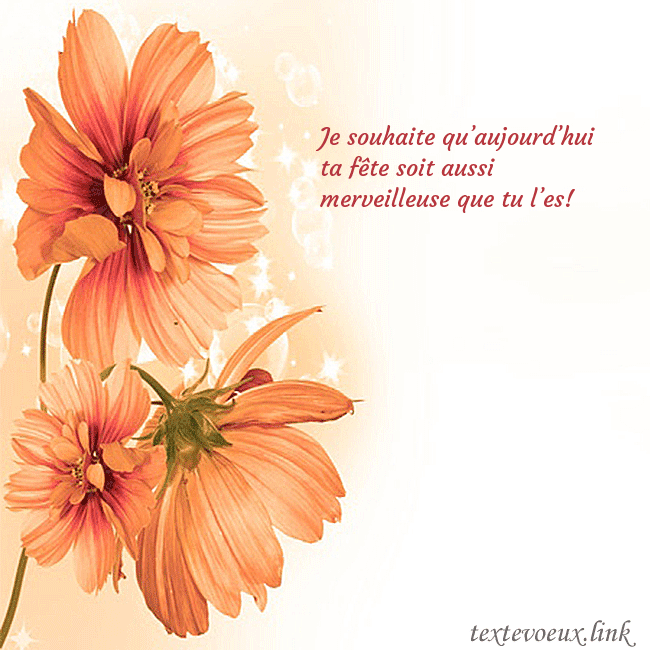 Carte de vœux avec des fleurs d'oranger