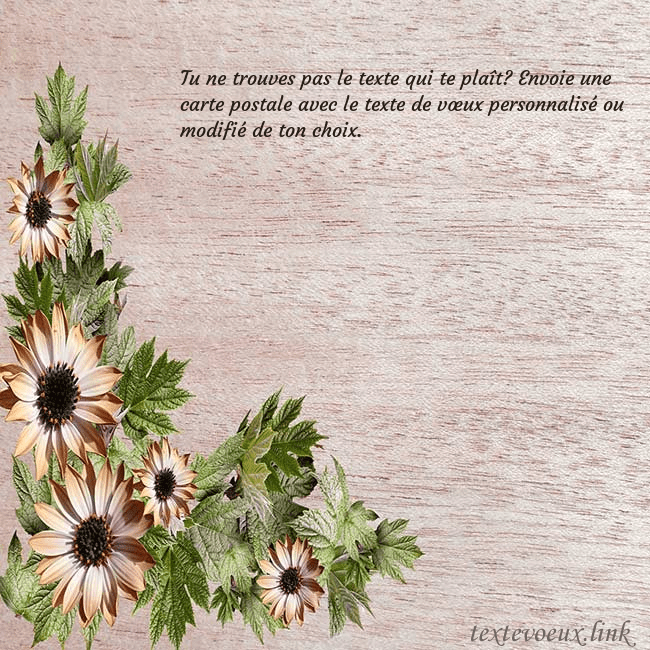 Une jolie carte d'anniversaire avec des fleurs