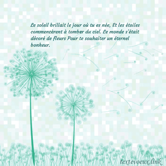 Carte de vœux avec laiteron
