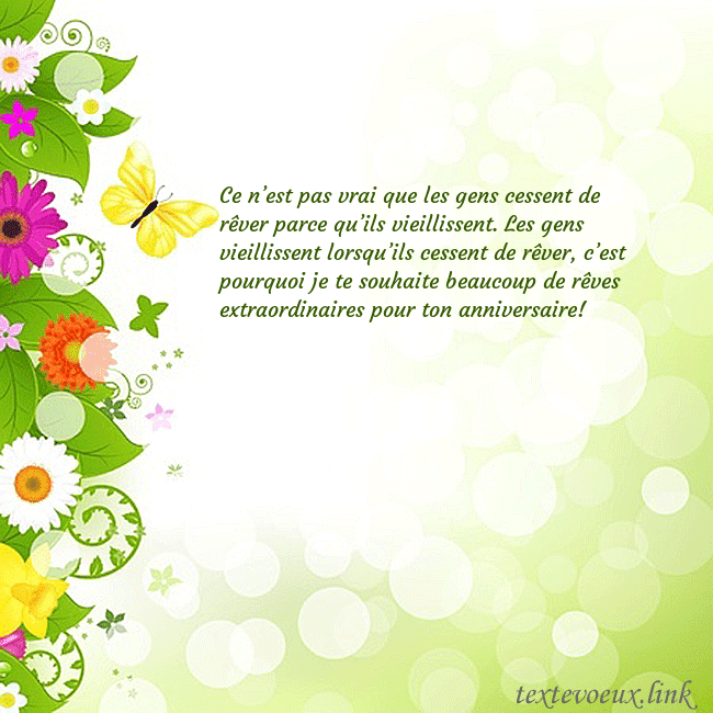 Cartes de vœux avec des fleurs et des papillons colorés