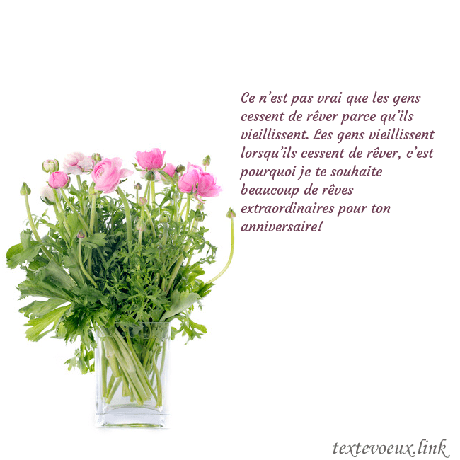 Cartes de vœux avec des fleurs dans un vase