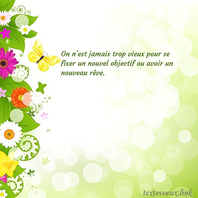 Cartes de vœux avec des fleurs et des papillons colorés