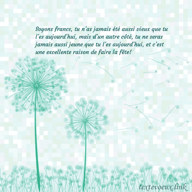 Carte de vœux avec laiteron