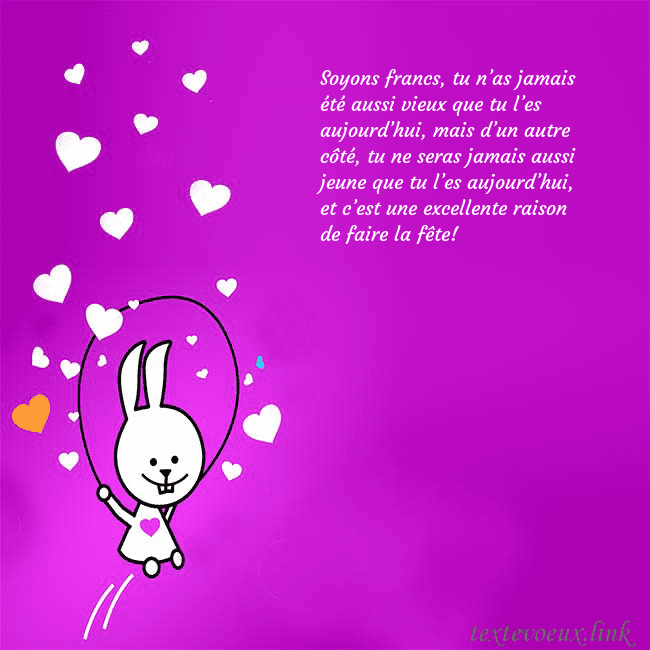 Carte de voeux avec un drôle de lapin