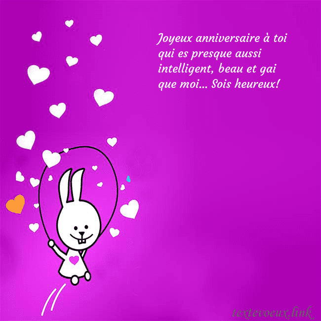 Carte de voeux avec un drôle de lapin