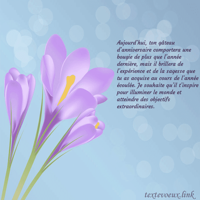 Cartes de vœux avec crocus