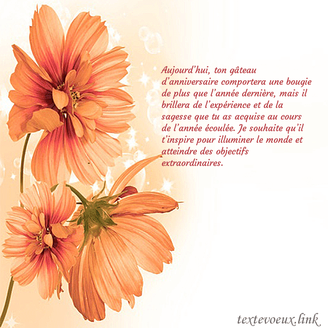 Carte de vœux avec des fleurs d'oranger