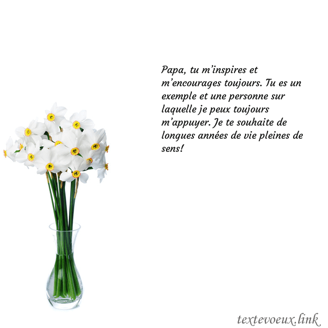 Carte de vœux avec des jonquilles