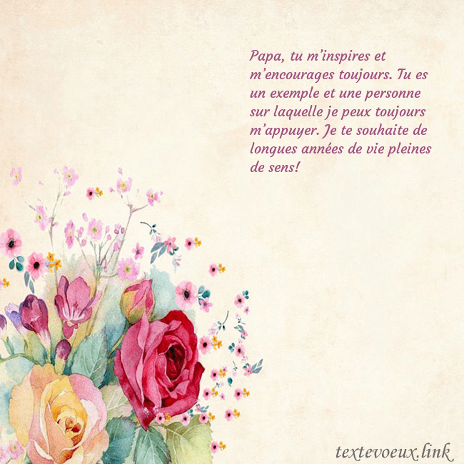 Carte d'anniversaire avec des roses peintes à l'aquarelle