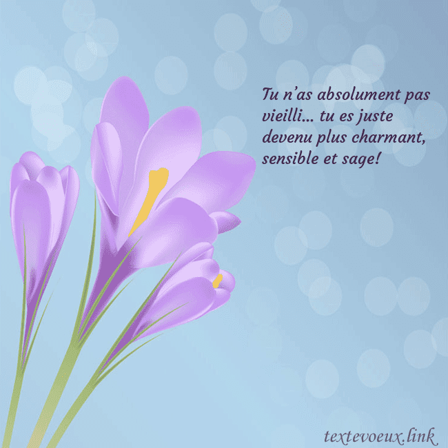 Cartes de vœux avec crocus