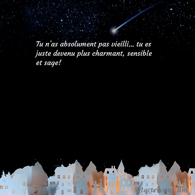 Carte postale avec une comète