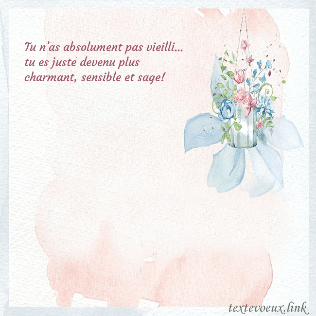 Carte de voeux avec des fleurs à l'aquarelle
