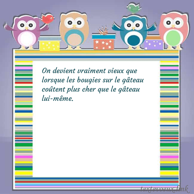 Carte de vœux avec hiboux