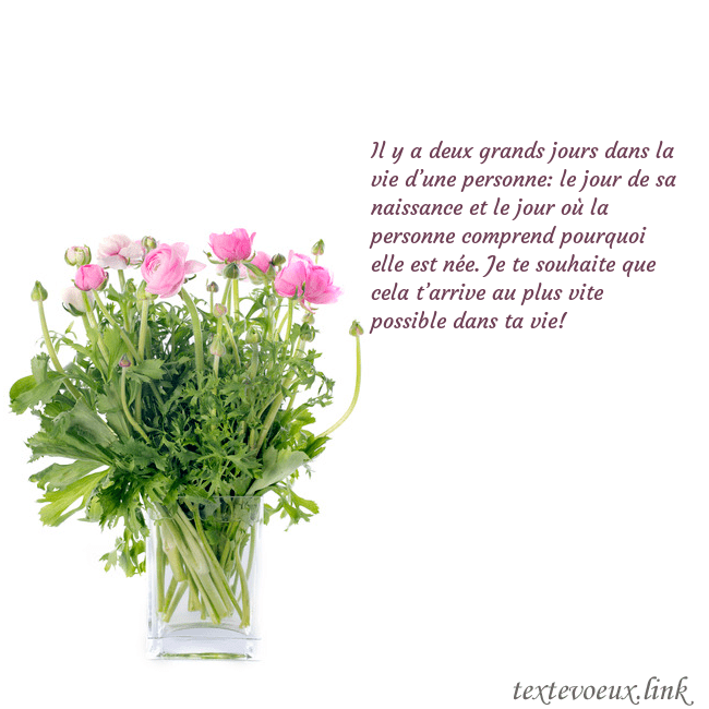 Cartes de vœux avec des fleurs dans un vase