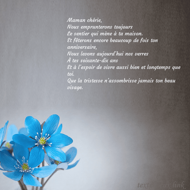 Carte postale avec violettes