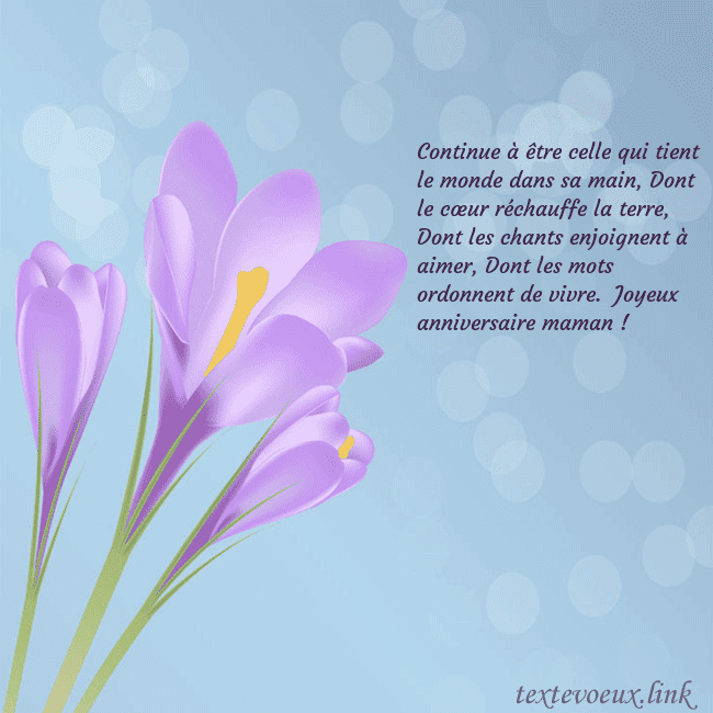 Cartes de vœux avec crocus