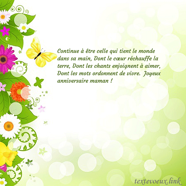 Cartes de vœux avec des fleurs et des papillons colorés