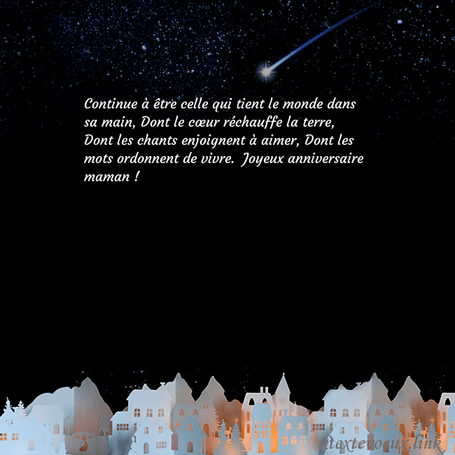 Carte postale avec une comète