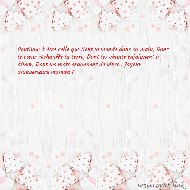 Carte de vœux avec coeurs blancs