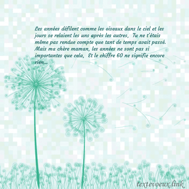 Carte de vœux avec laiteron