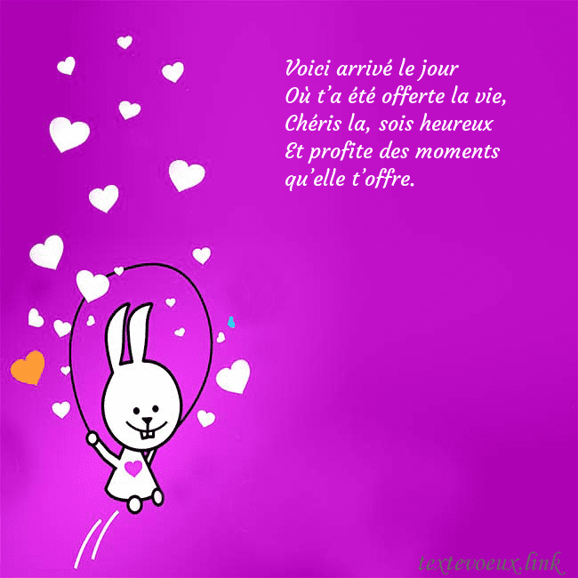 Carte de voeux avec un drôle de lapin