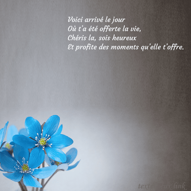 Carte postale avec violettes