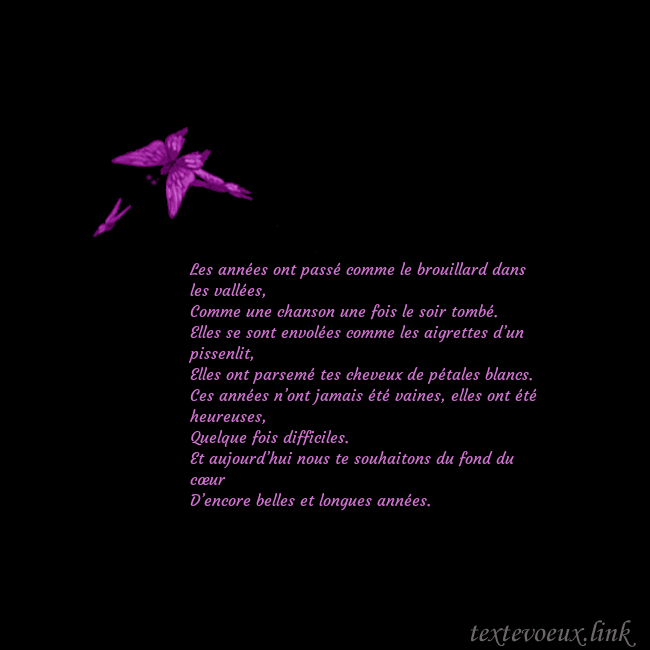 Carte de voeux avec des papillons