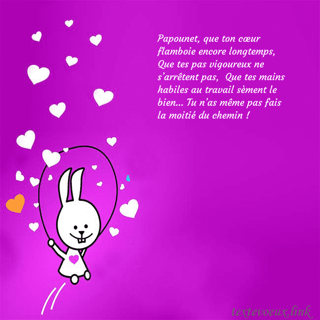 Carte de voeux avec un drôle de lapin