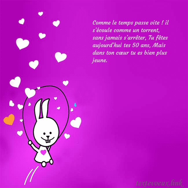 Carte de voeux avec un drôle de lapin