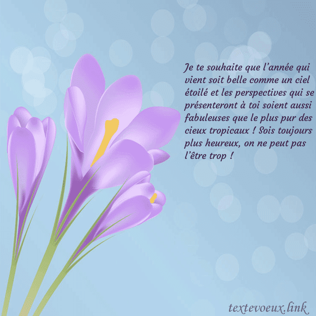 Cartes de vœux avec crocus