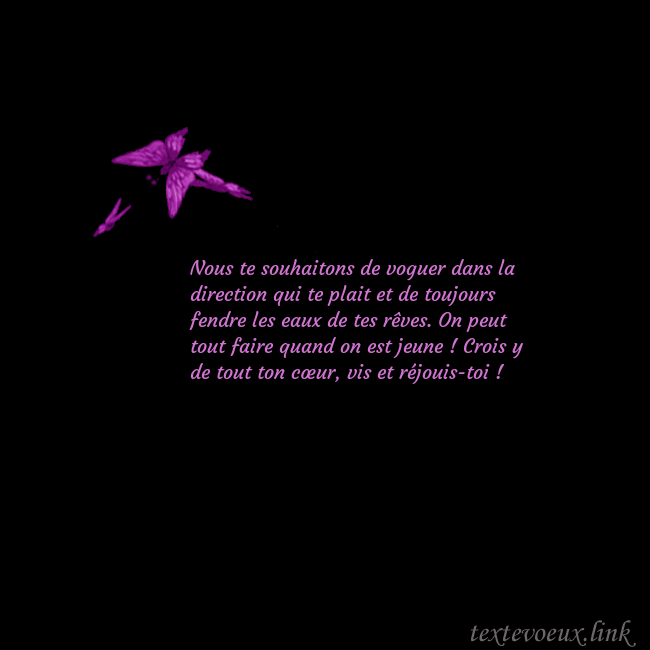 Carte de voeux avec des papillons