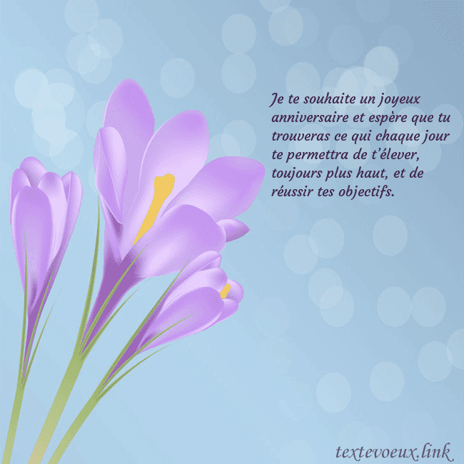 Cartes de vœux avec crocus