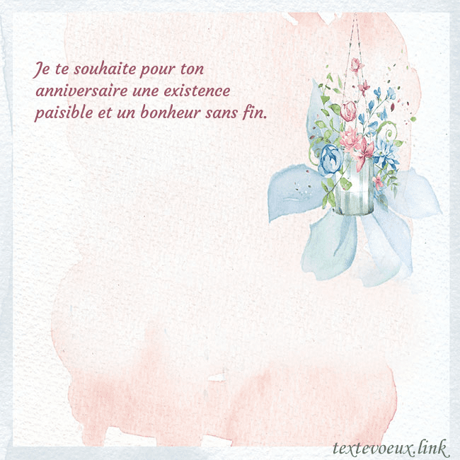 Carte de voeux avec des fleurs à l'aquarelle